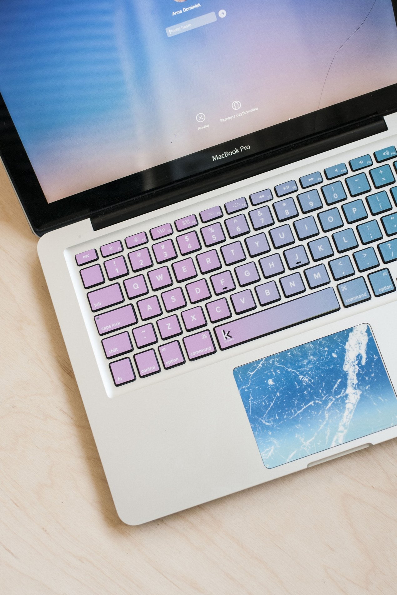 Pastel Soda Naklejka na Klawiaturę MacBooka 2